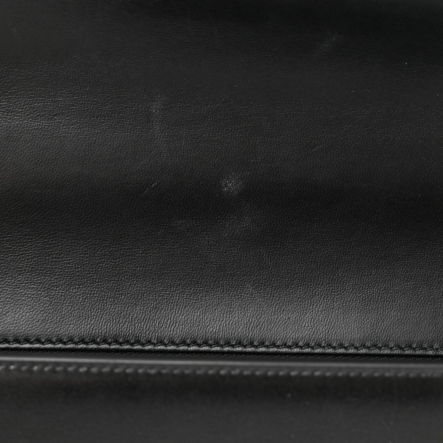 Smooth Calfskin 30 Montaigne Flap Bag Black