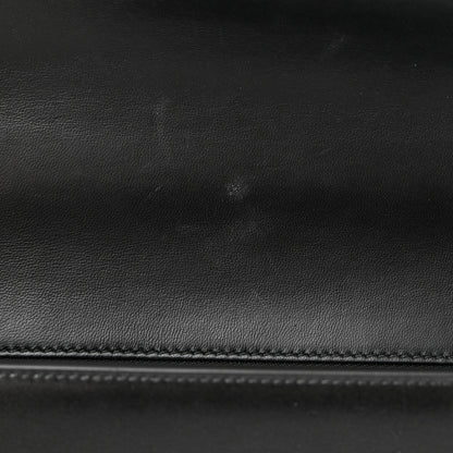 Christian Dior Smooth Calfskin 30 Montaigne Flap Bag Black 10 of 13