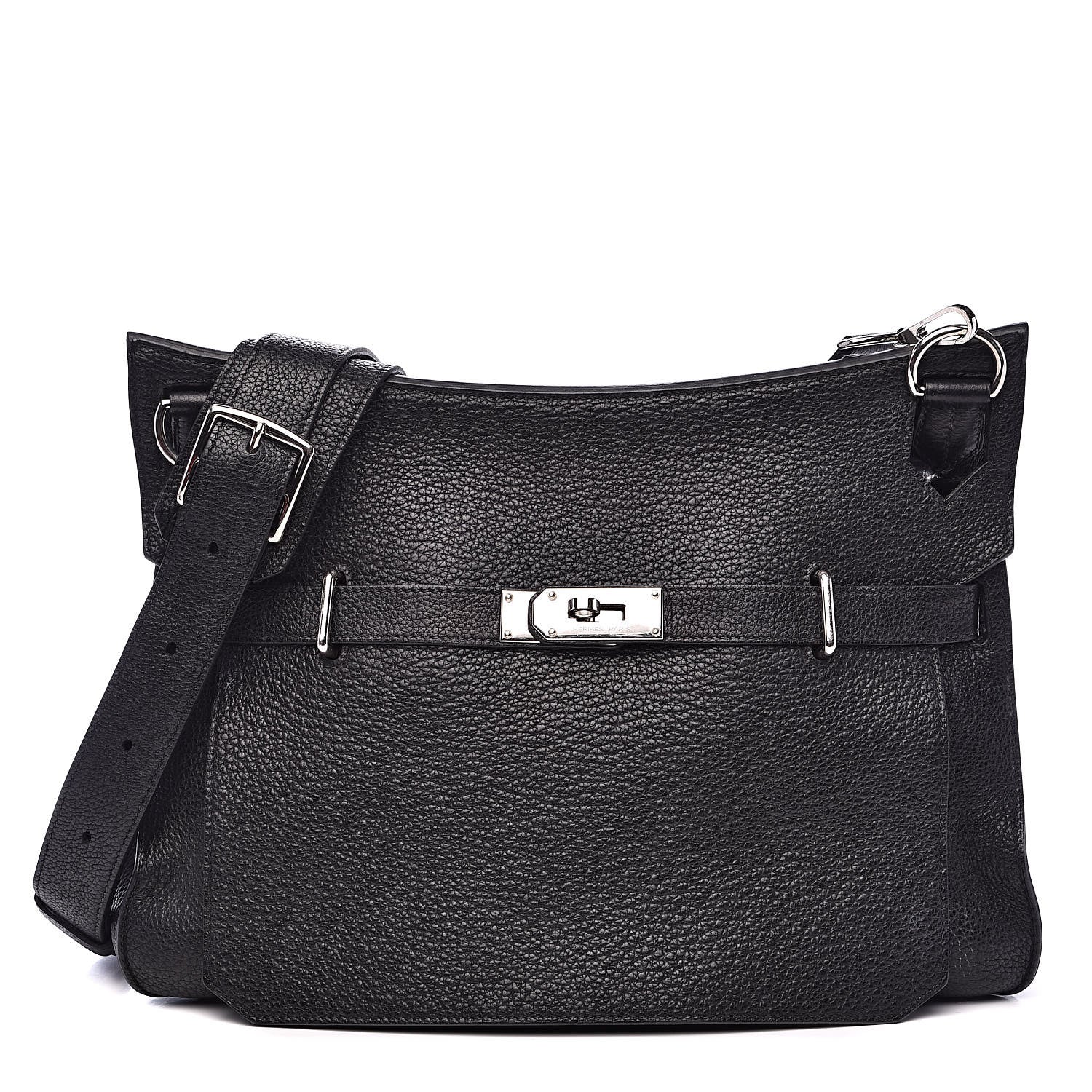 Hermes Taurillon Clemence Jypsiere 37 Black 1 of 12
