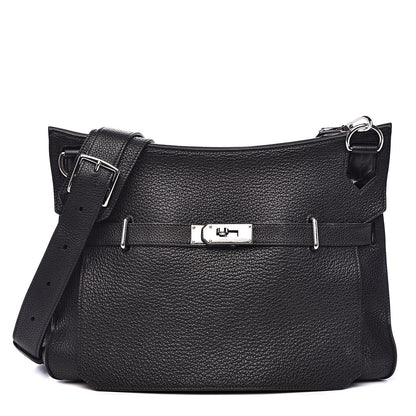 Hermes Taurillon Clemence Jypsiere 37 Black 1 of 12