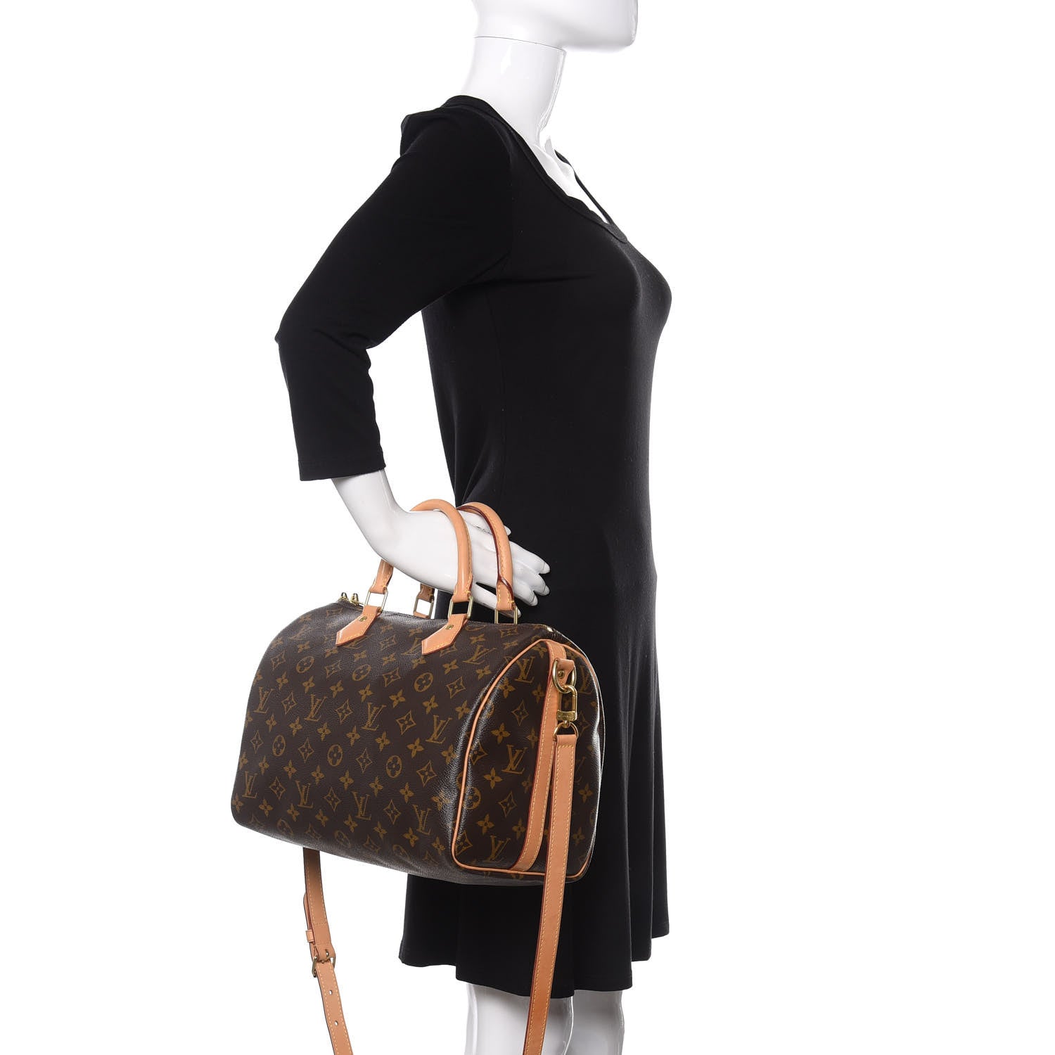 Louis Vuitton Monogram Speedy Bandouliere 30 3 of 11