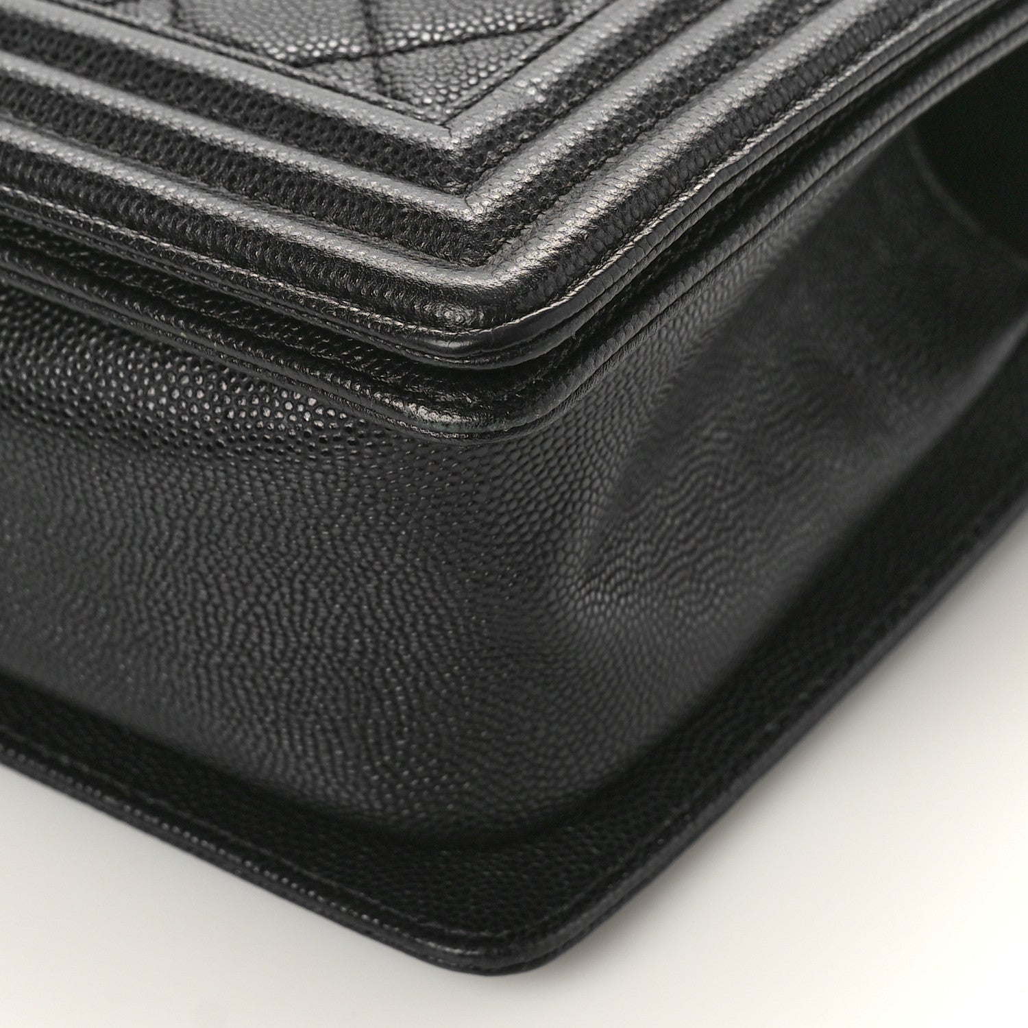Chanel Caviar Quilted Medium Boy Flap Black 8 of 12