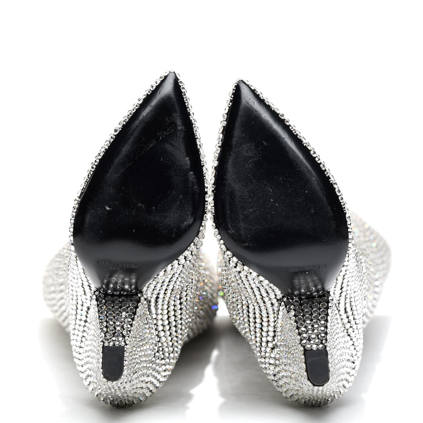 Swarovski Crystal Embellished Niki 105 Thigh High Boots 39