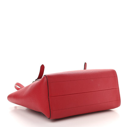 Prada Vitello Daino Shopping Tote Rosso 3 of 11