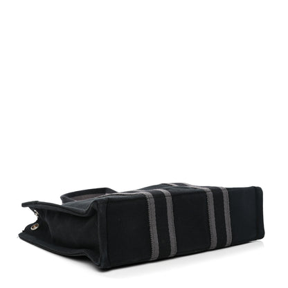 Hermes Canvas Herline PM Tote Black 3 of 5