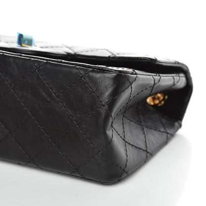 Chanel Aged Calfskin Quilted 2.55 Reissue Mini Flap Black 9 of 9