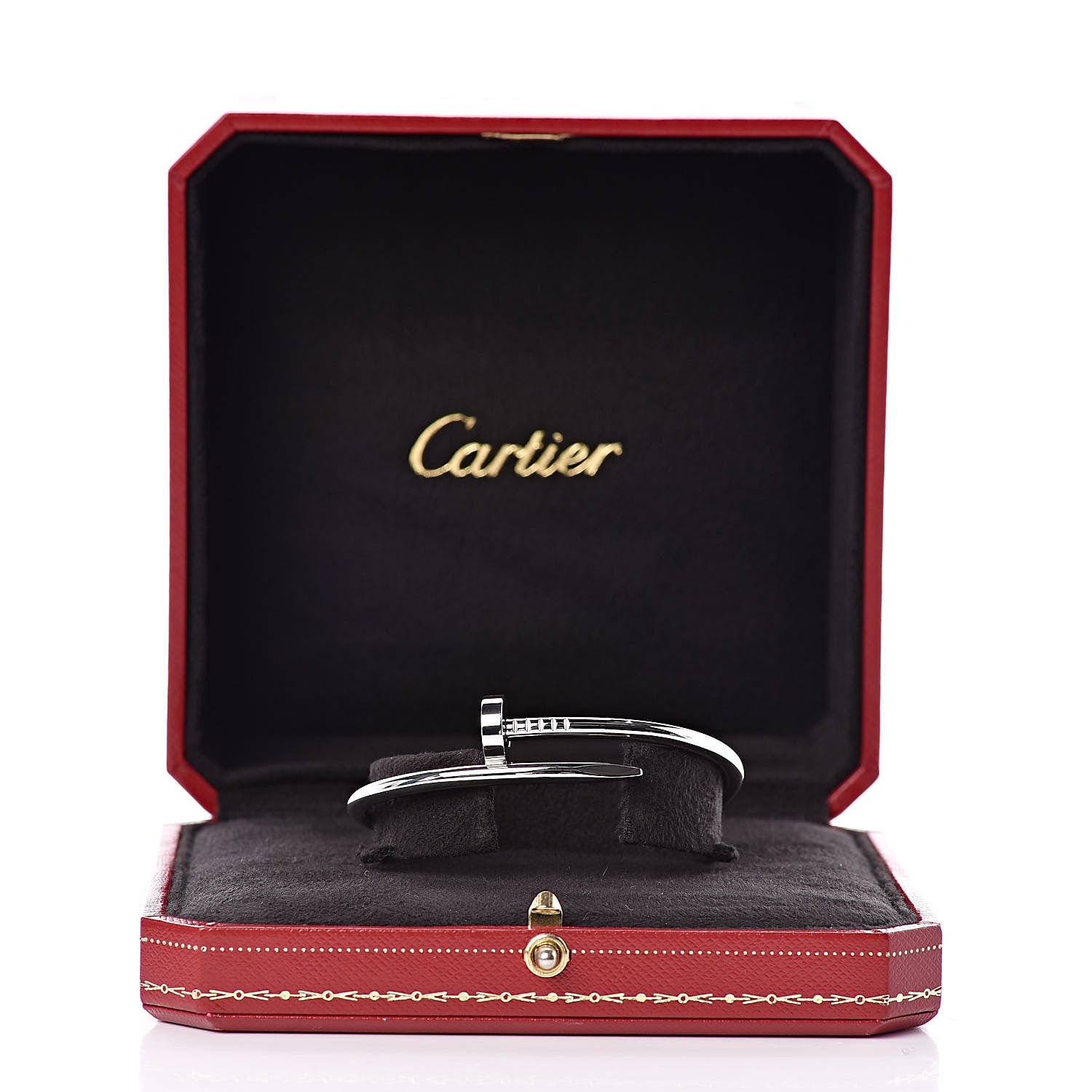 Cartier 18K White Gold Juste Un Clou Bracelet 16 6 of 7