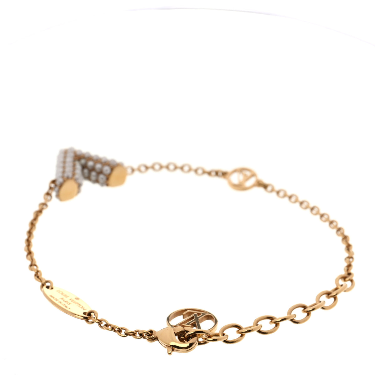 Louis Vuitton Essential V Perle Bracelet Gold 3 of 6