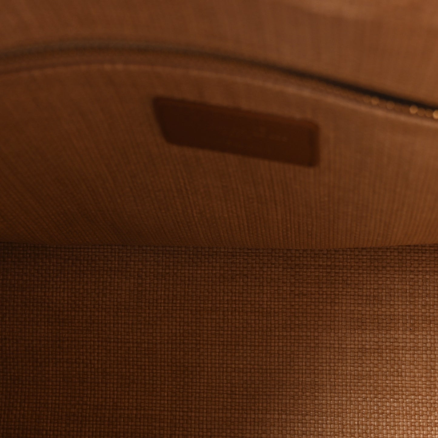Raffia Macro Cannage Medium Book Tote Natural