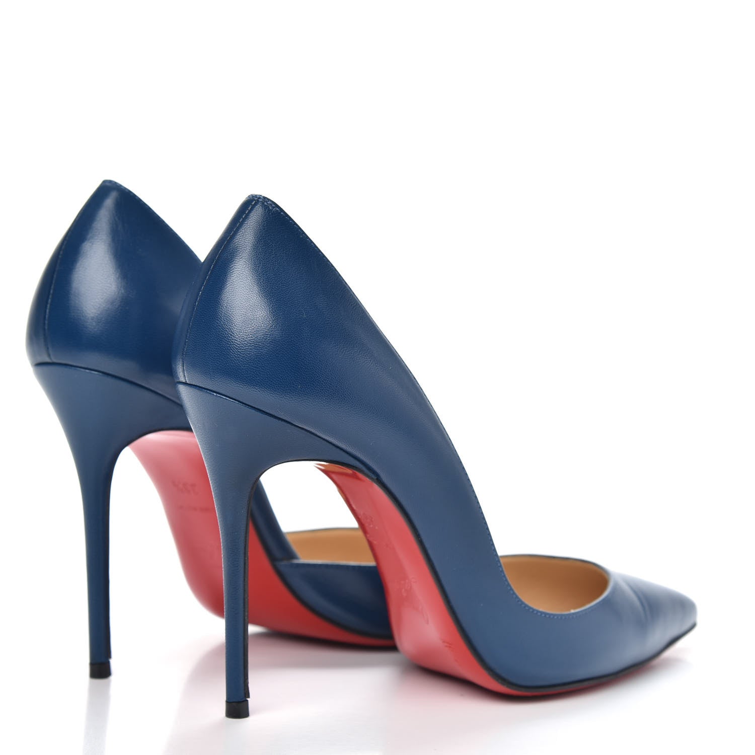 Christian Louboutin Shiny Nappa Iriza 100 Pumps 38.5 Espadon 4 of 11