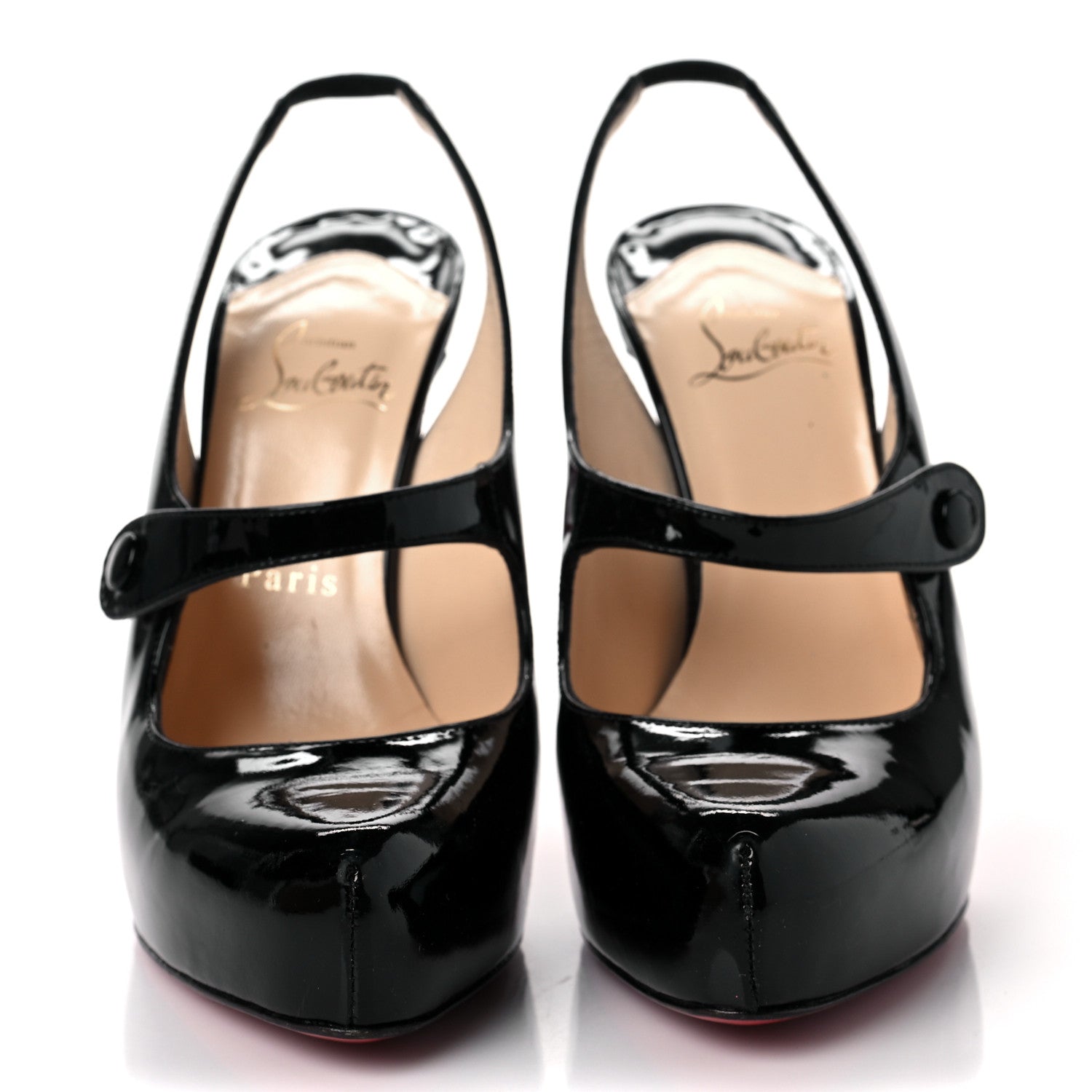 Christian Louboutin Patent Rolande Boucle 120 Pumps 39.5 Black 2 of 9