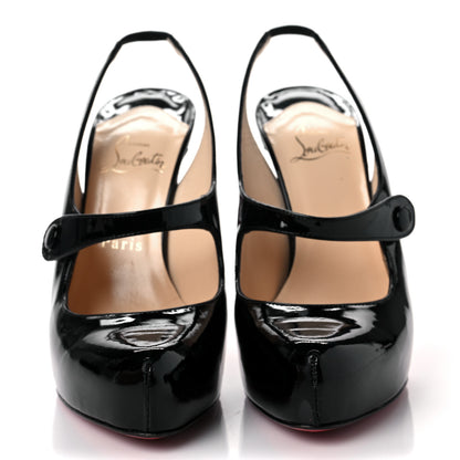 Christian Louboutin Patent Rolande Boucle 120 Pumps 39.5 Black 2 of 9