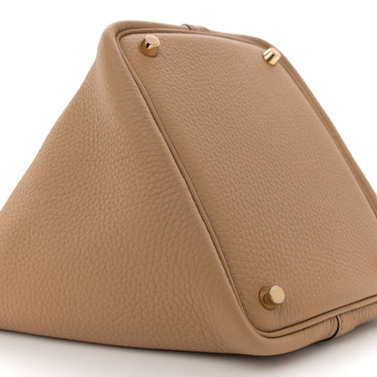 Hermes Taurillon Clemence Picotin Lock 18 PM Biscuit 9 of 11