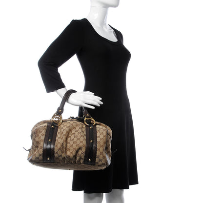 Gucci Monogram Medium Interlocking Icon Tote Dark Brown 2 of 18