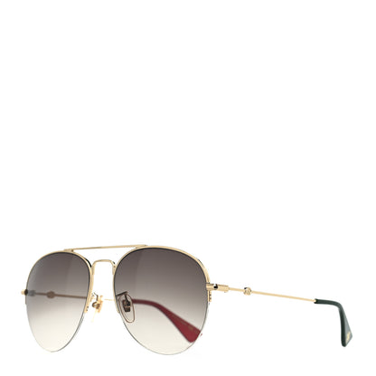 Gucci Aviator Sunglasses GG0107/S Green Red 1 of 7