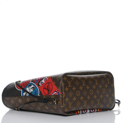 Louis Vuitton Monogram Kabuki Neverfull MM 4 of 8