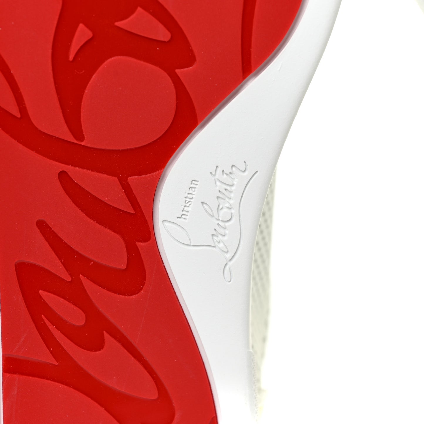 Calfskin Perforated Patent Vieira Flat Sneakers 38 White