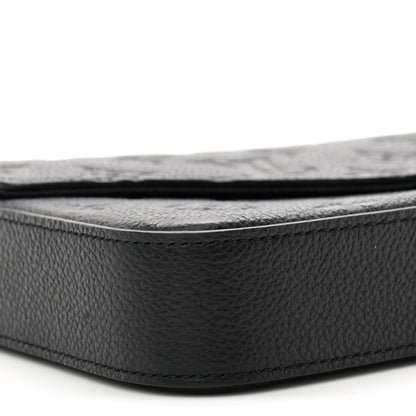 Louis Vuitton Empreinte Pochette Felicie Chain Wallet Black 9 of 11
