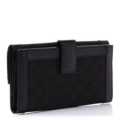 Gucci Monogram Continental Charmy Wallet Black 3 of 11