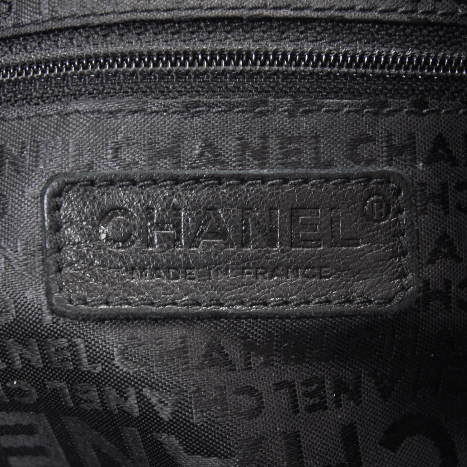 Chanel Leather Chain Hobo Black 7 of 9