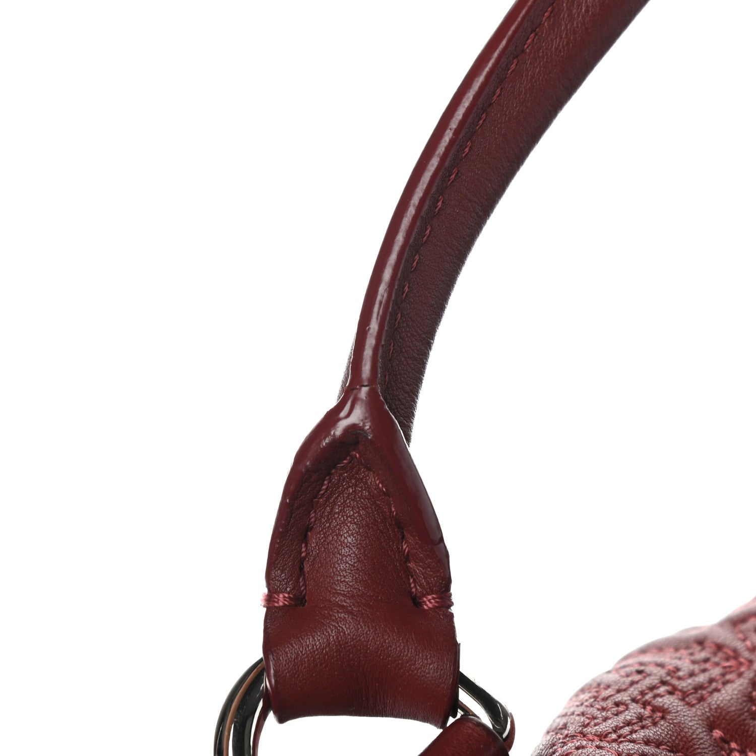 Louis Vuitton Monogram Lambskin Antheia Ixia MM Fuchsia 10 of 11