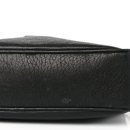 Saint Laurent Lambskin Monogram Embossed Small Lou Camera Bag Black 11 of 14