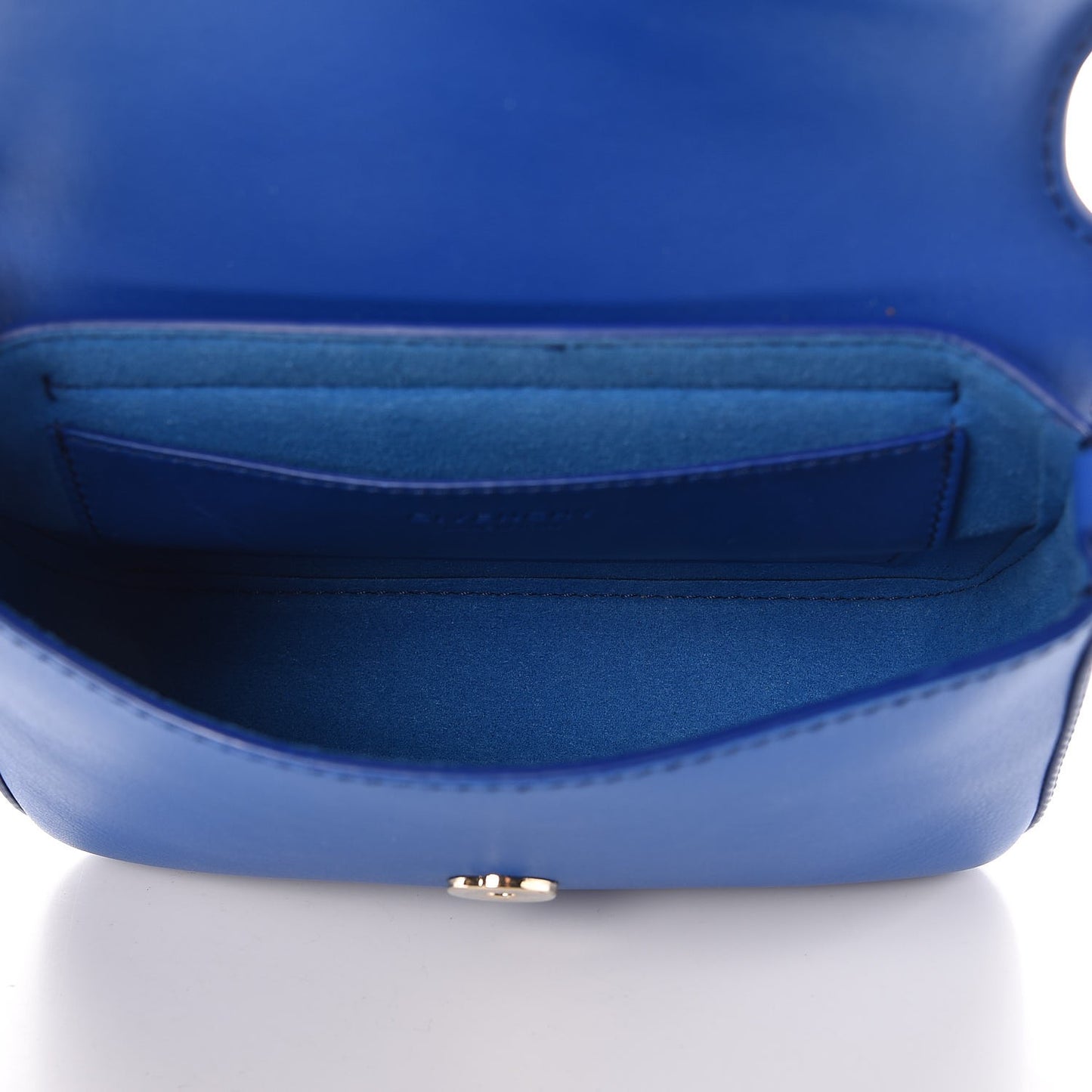 Calfskin Mini Nobile Shoulder Bag Indigo Blue