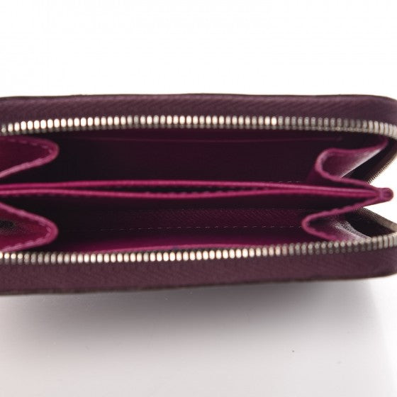 Epi Zippy Coin Purse Cassis