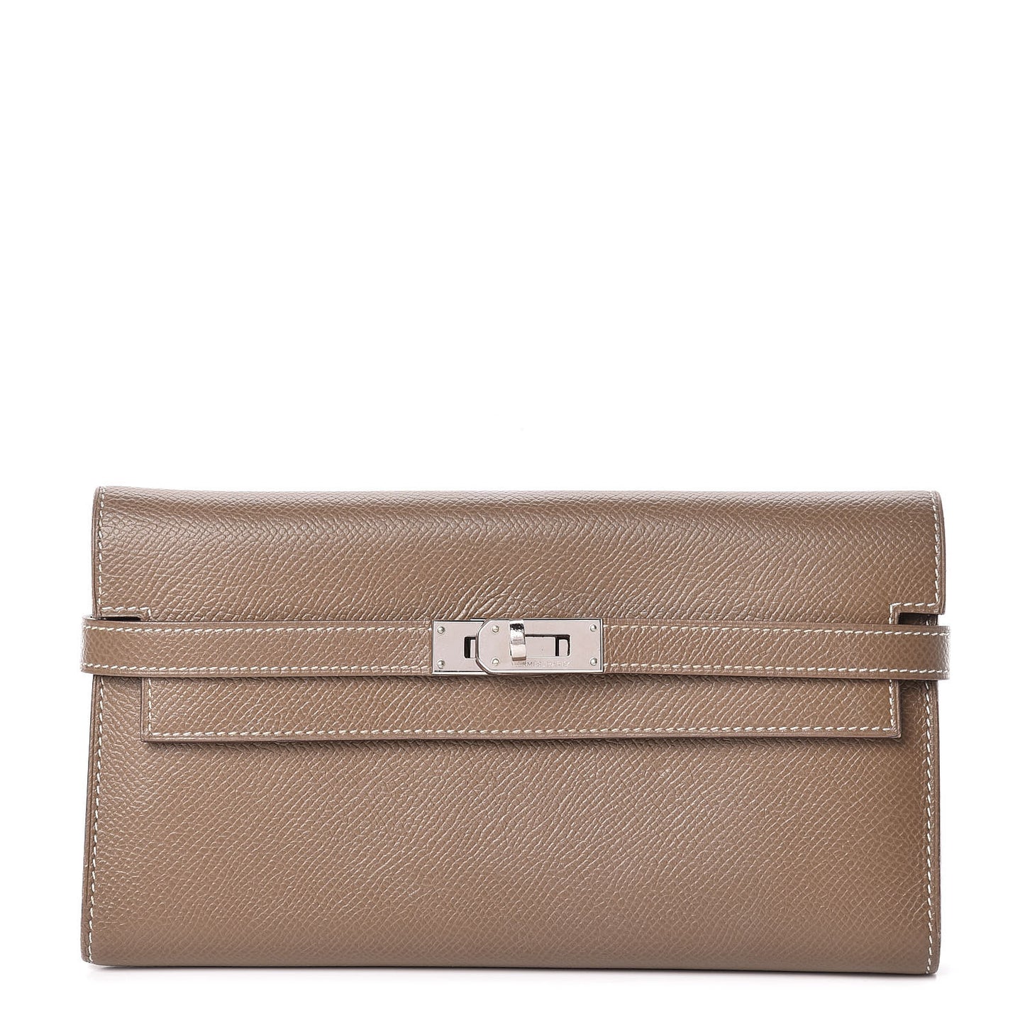 Epsom Kelly Longue Wallet Etoupe