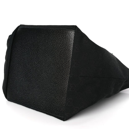 Gucci GG Monogram Small Web Handle Bucket Tote Black 9 of 9