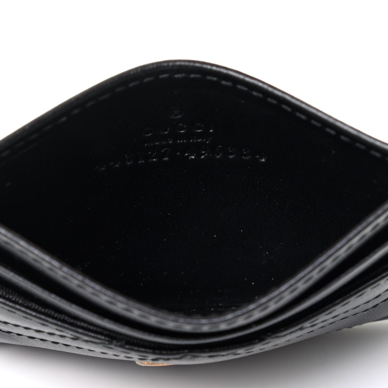 Gucci Calfskin Matelasse GG Marmont Card Holder Black 4 of 4