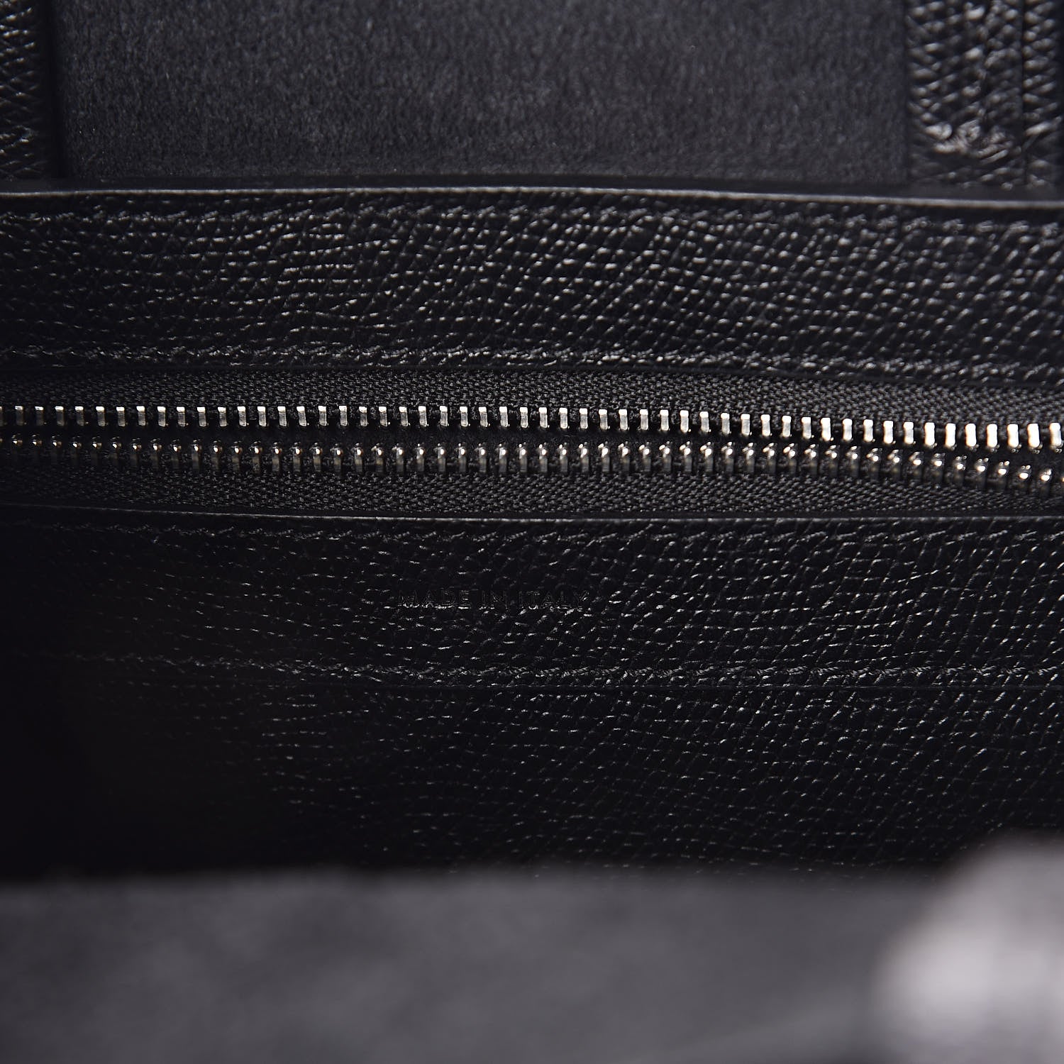 Celine Grained Calfskin Small Vertical Cabas Black 6 of 9