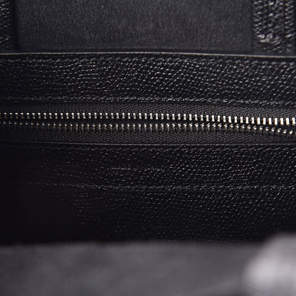Celine Grained Calfskin Small Vertical Cabas Black 6 of 9