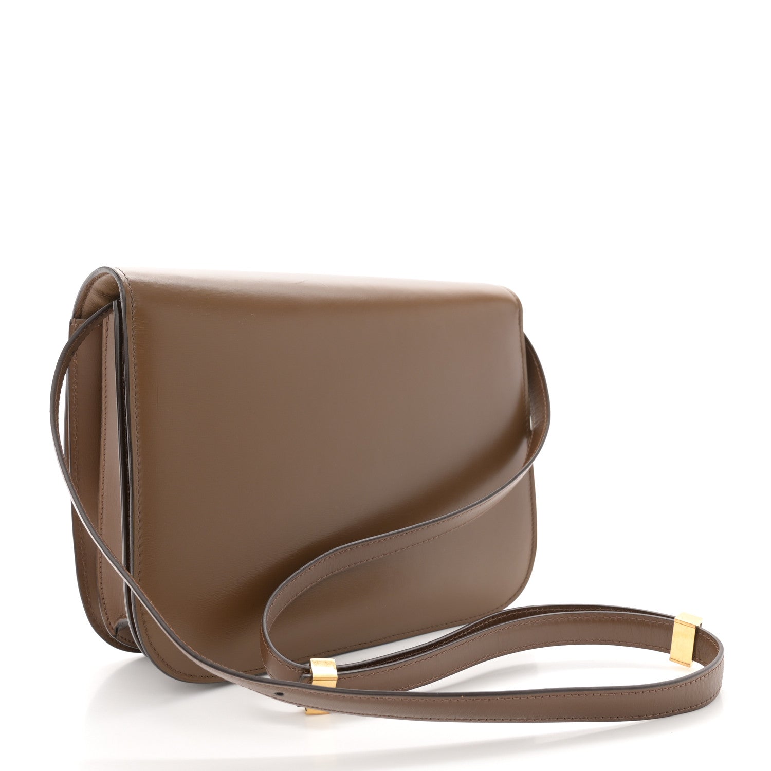 Celine Box Calfskin Medium Classic Box Flap Bag Camel 3 of 11