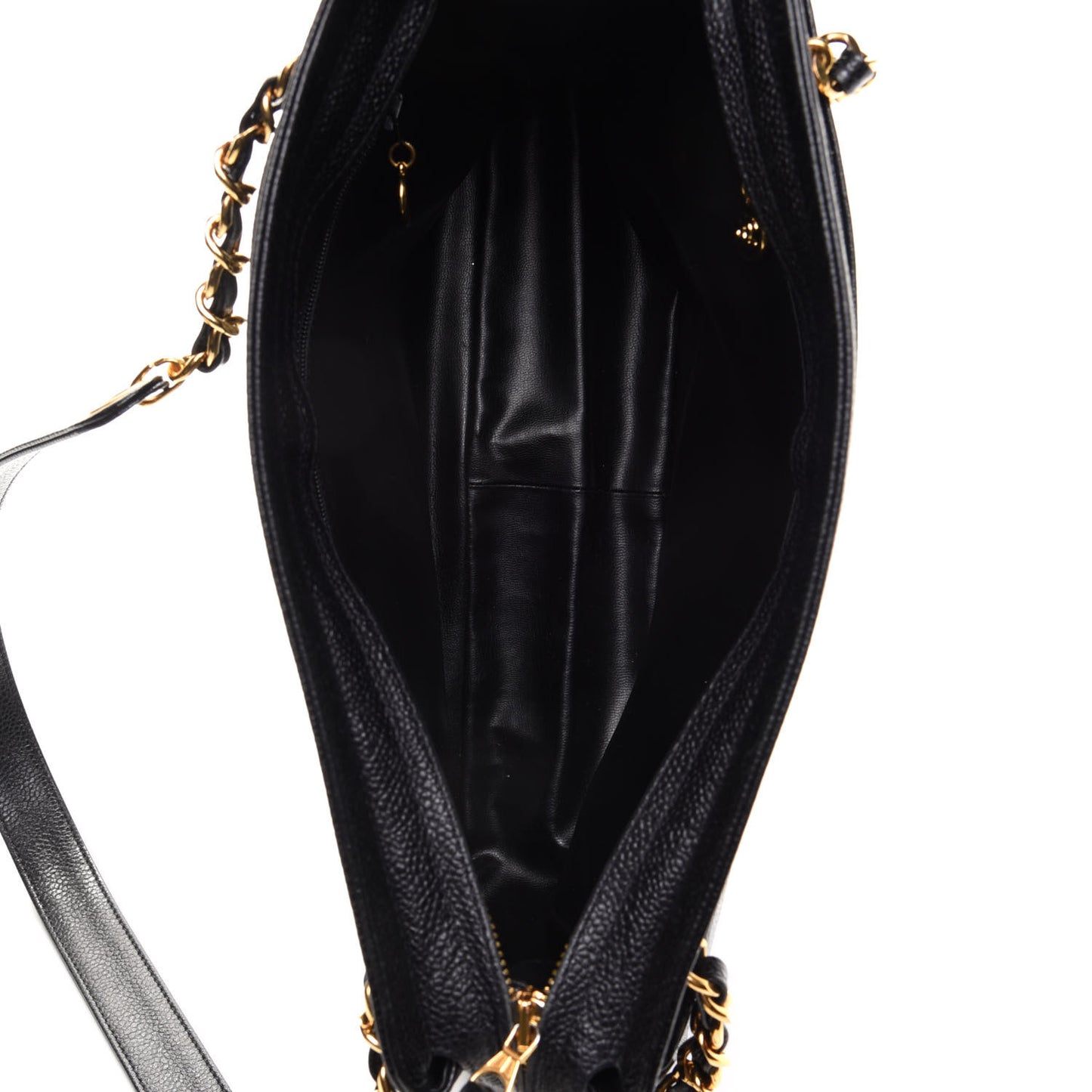Caviar CC Shoulder Bag Black