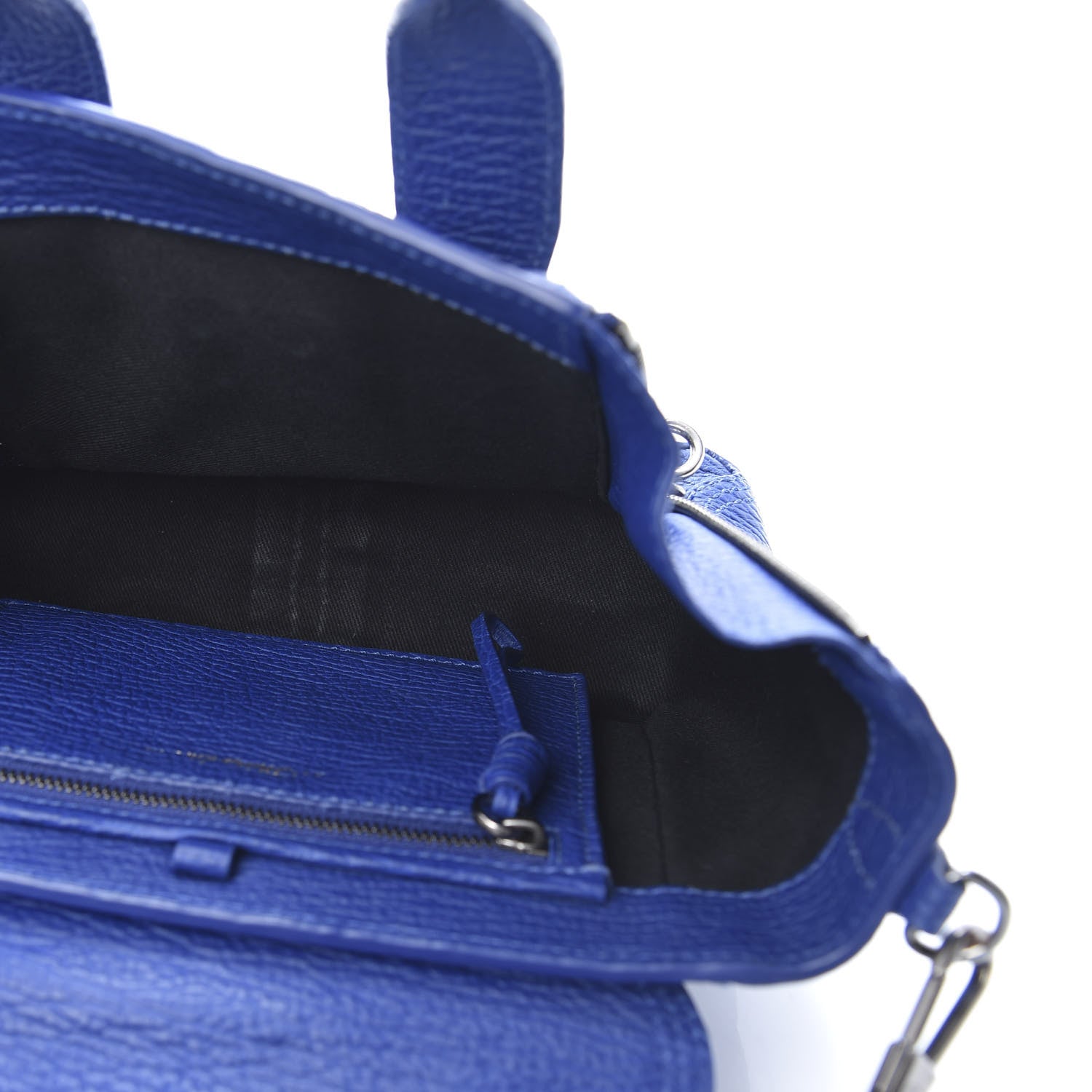 3.1 Phillip Lim 3.1 Textured Calfskin Mini Pashli Satchel Cobalt 5 of 14