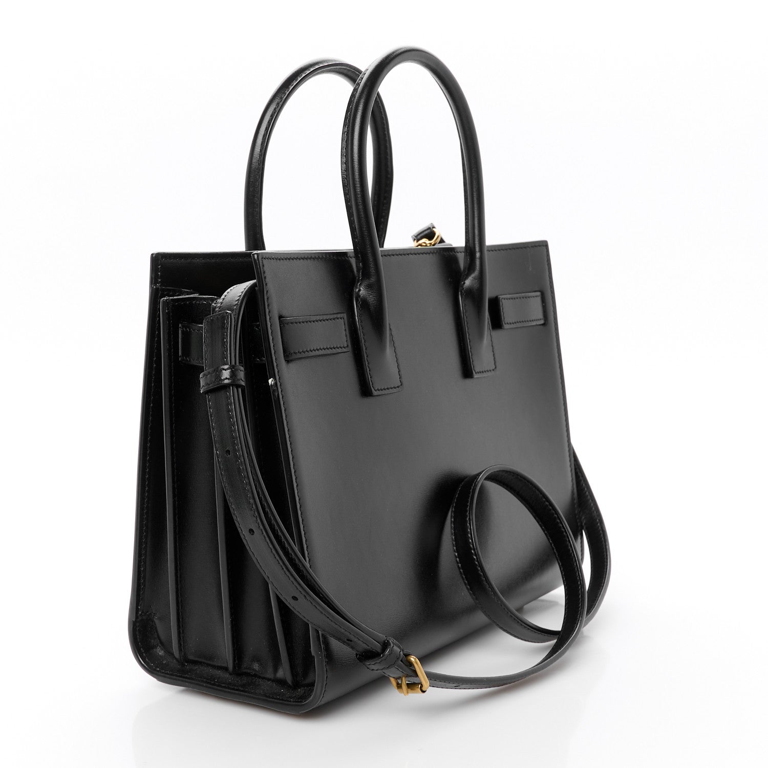 Saint Laurent Calfskin Baby Sac De Jour Black 3 of 10
