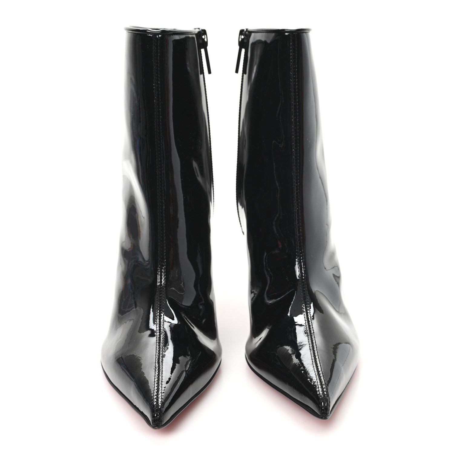 Christian Louboutin Patent Sporty Kate Booty 85 Ankle Boots 36.5 Black 3 of 9