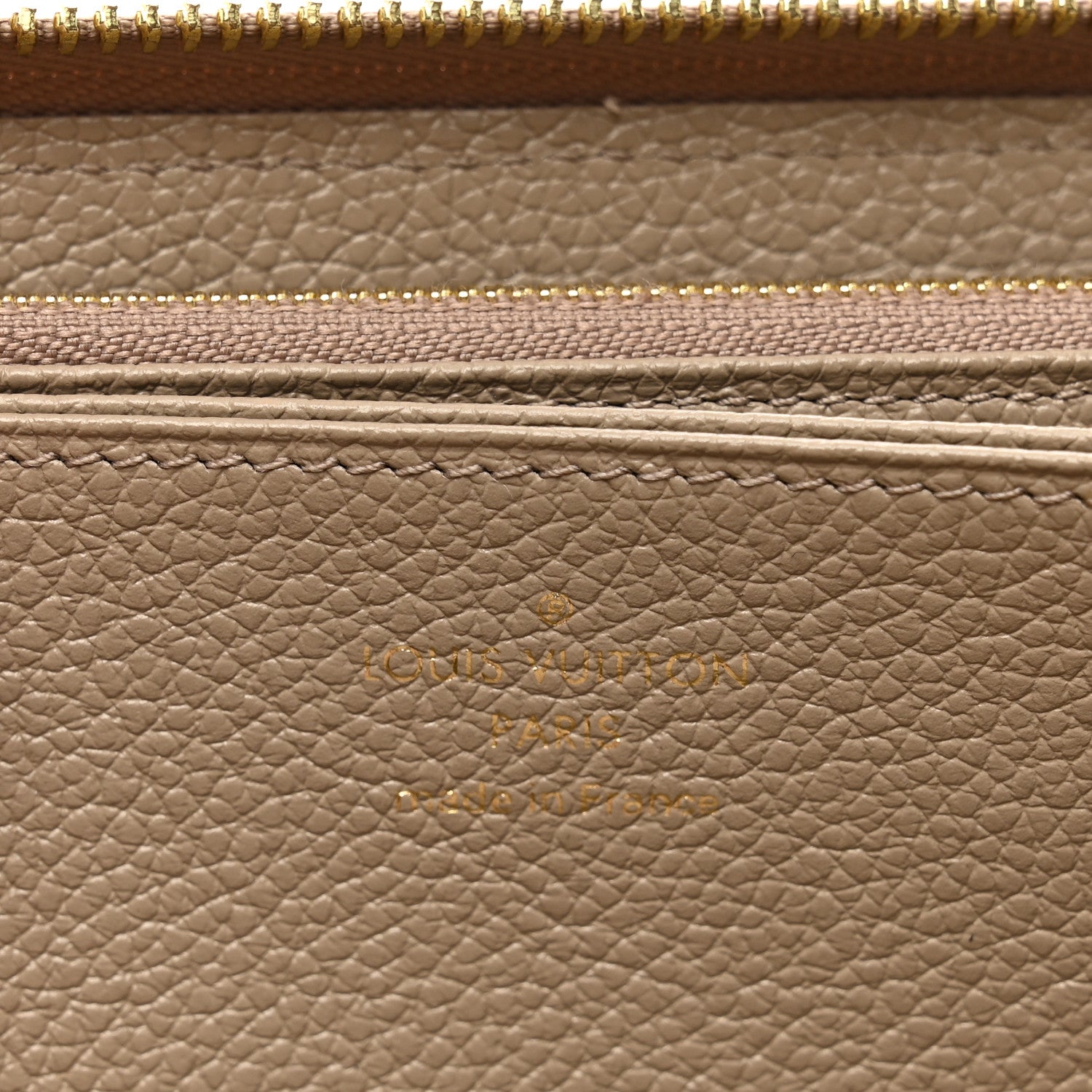 Louis Vuitton Empreinte Monogram Giant Zippy Wallet Tourterelle Creme 6 of 7