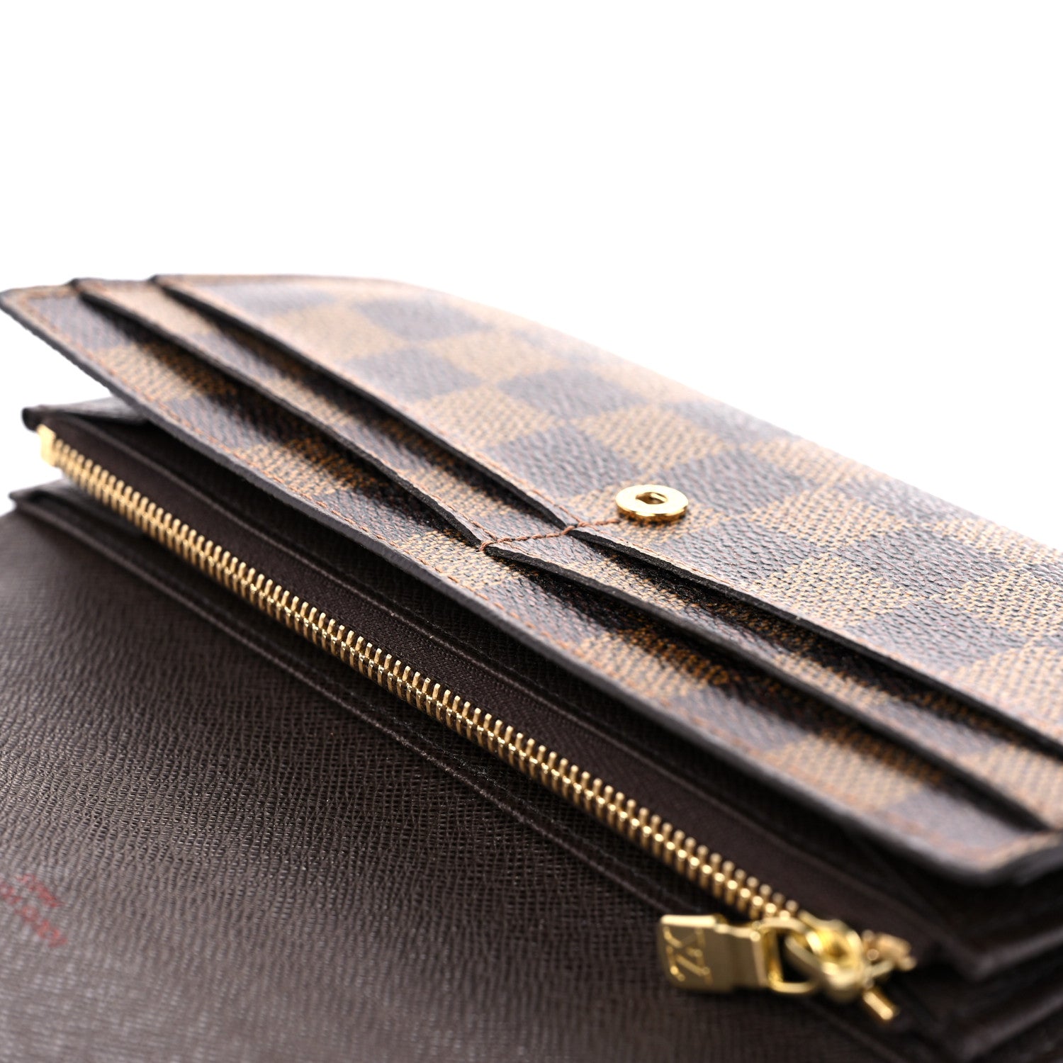 Louis Vuitton Damier Ebene Sarah Wallet 7 of 11