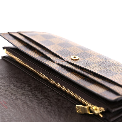 Louis Vuitton Damier Ebene Sarah Wallet 7 of 11