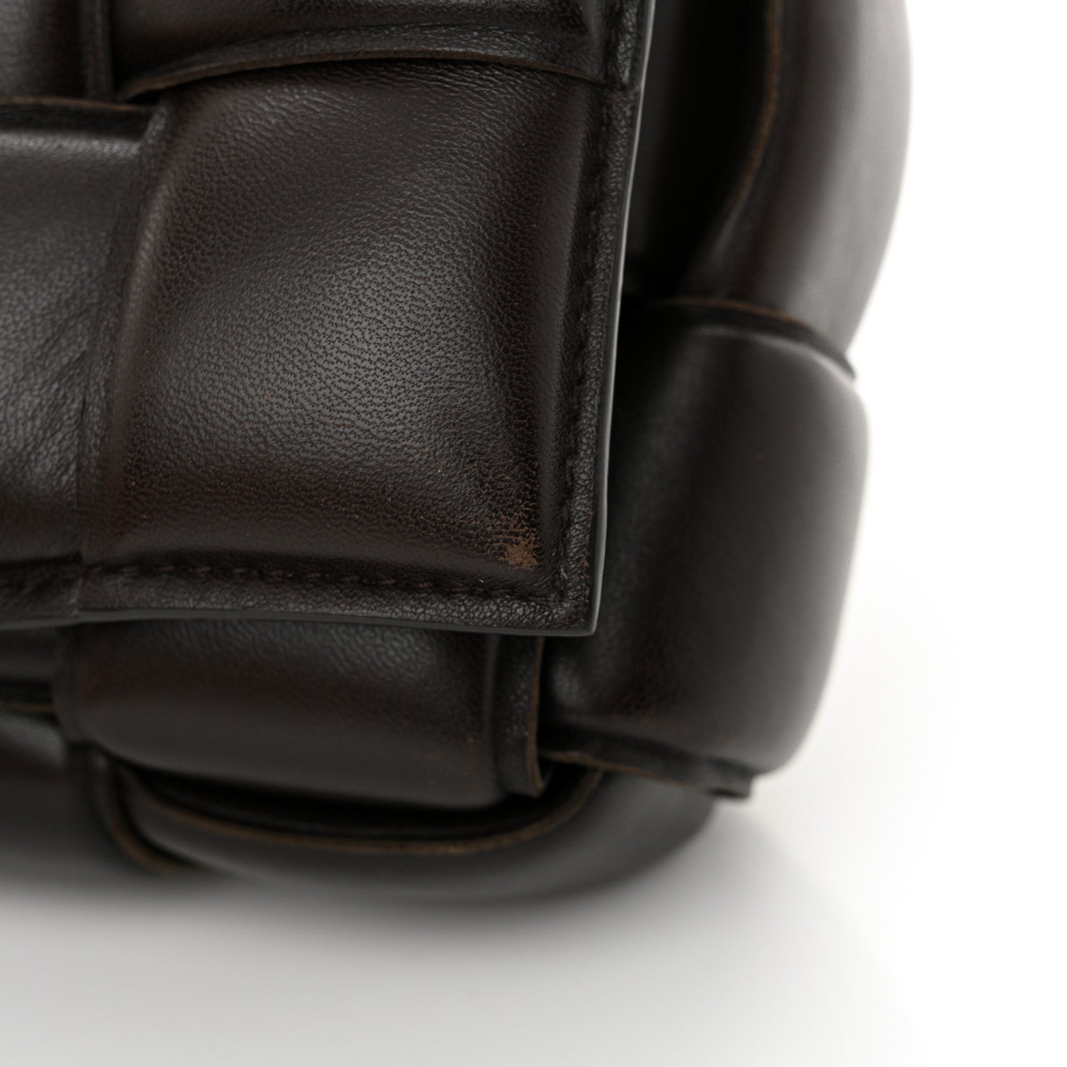 Bottega Veneta Nappa Maxi Intreccio Padded Cassette Crossbody Bag Fondente 14 of 15