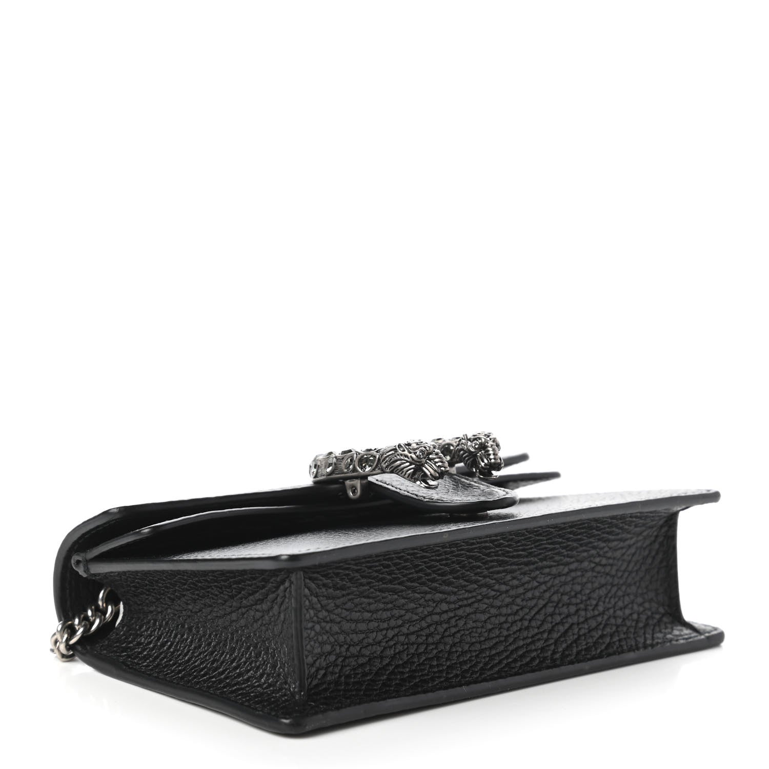 Gucci Calfskin Super Mini Dionysus Shoulder Bag Black 4 of 9