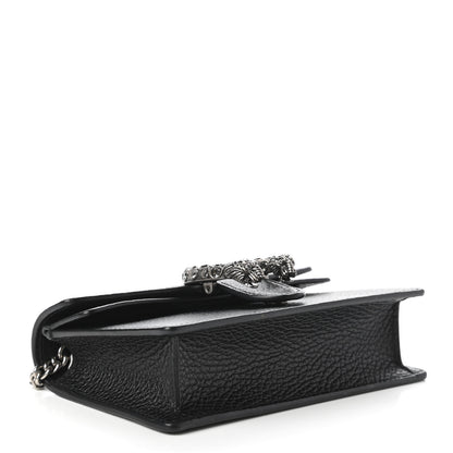 Gucci Calfskin Super Mini Dionysus Shoulder Bag Black 4 of 9