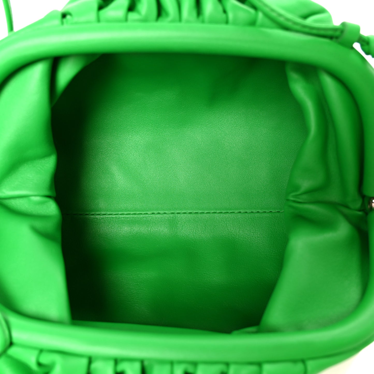 Butter Calfskin The Mini Pouch Parakeet