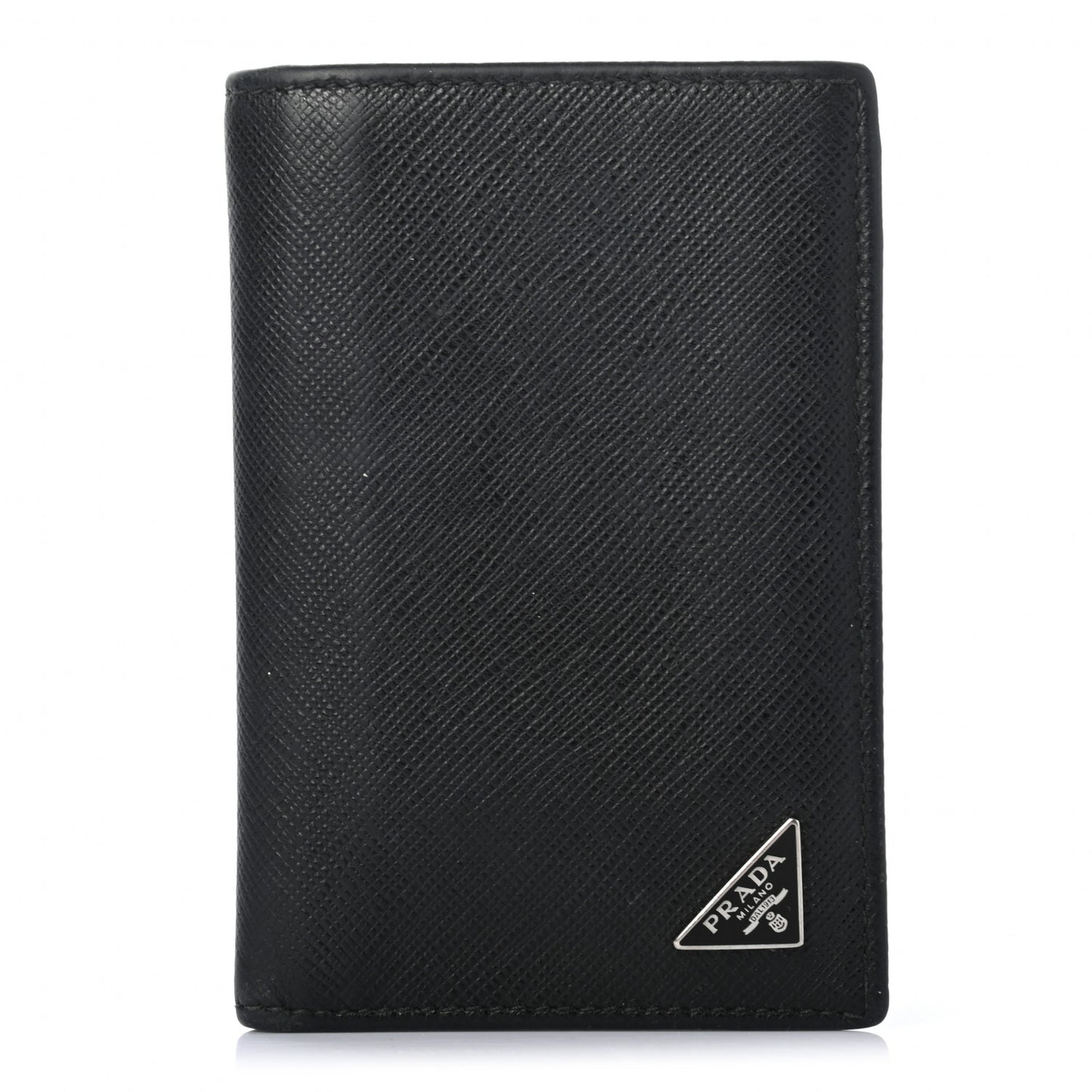 Saffiano Corner Card Holder Black