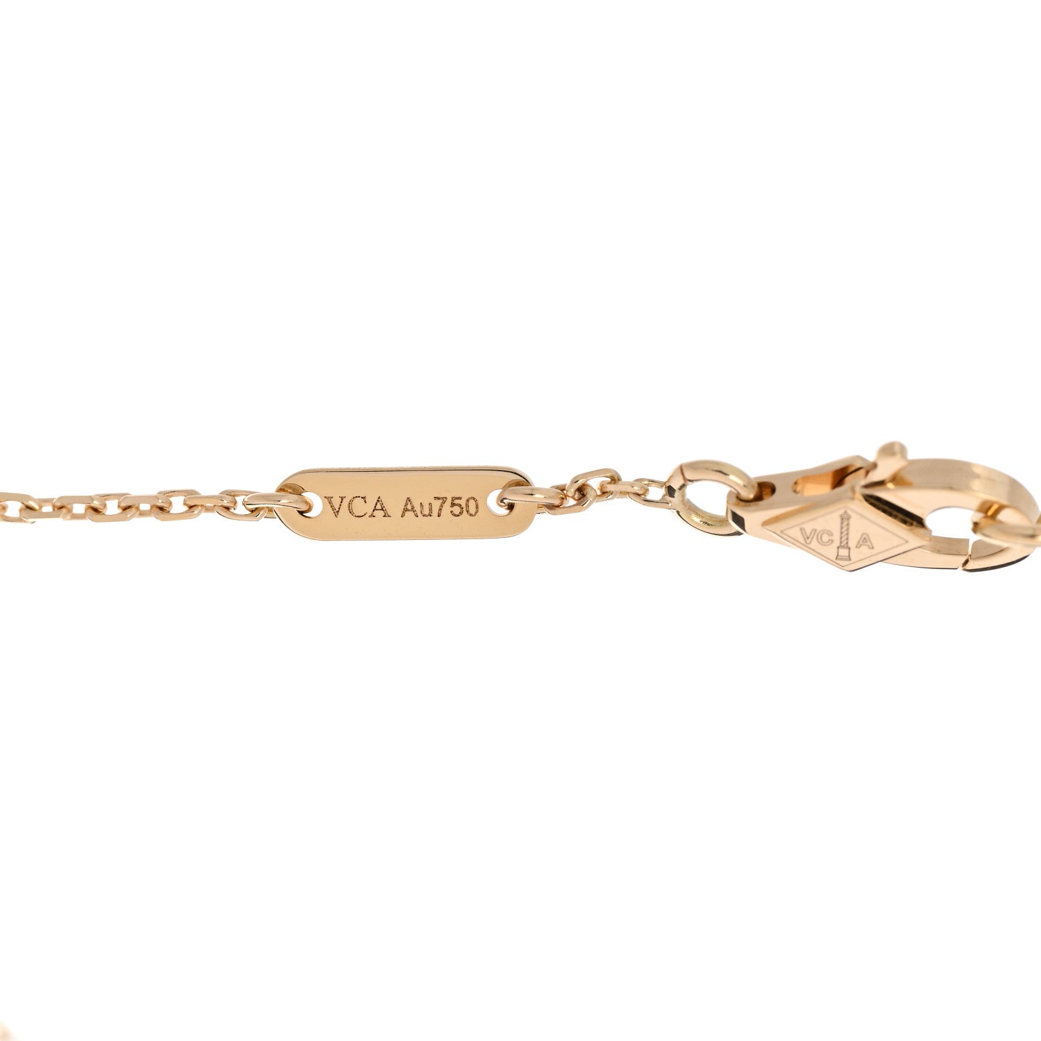 Van Cleef & Arpels 18K Yellow Gold Mother of Pearl Sweet Alhambra Bracelet 4 of 5