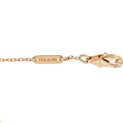Van Cleef & Arpels 18K Yellow Gold Mother of Pearl Sweet Alhambra Bracelet 4 of 5