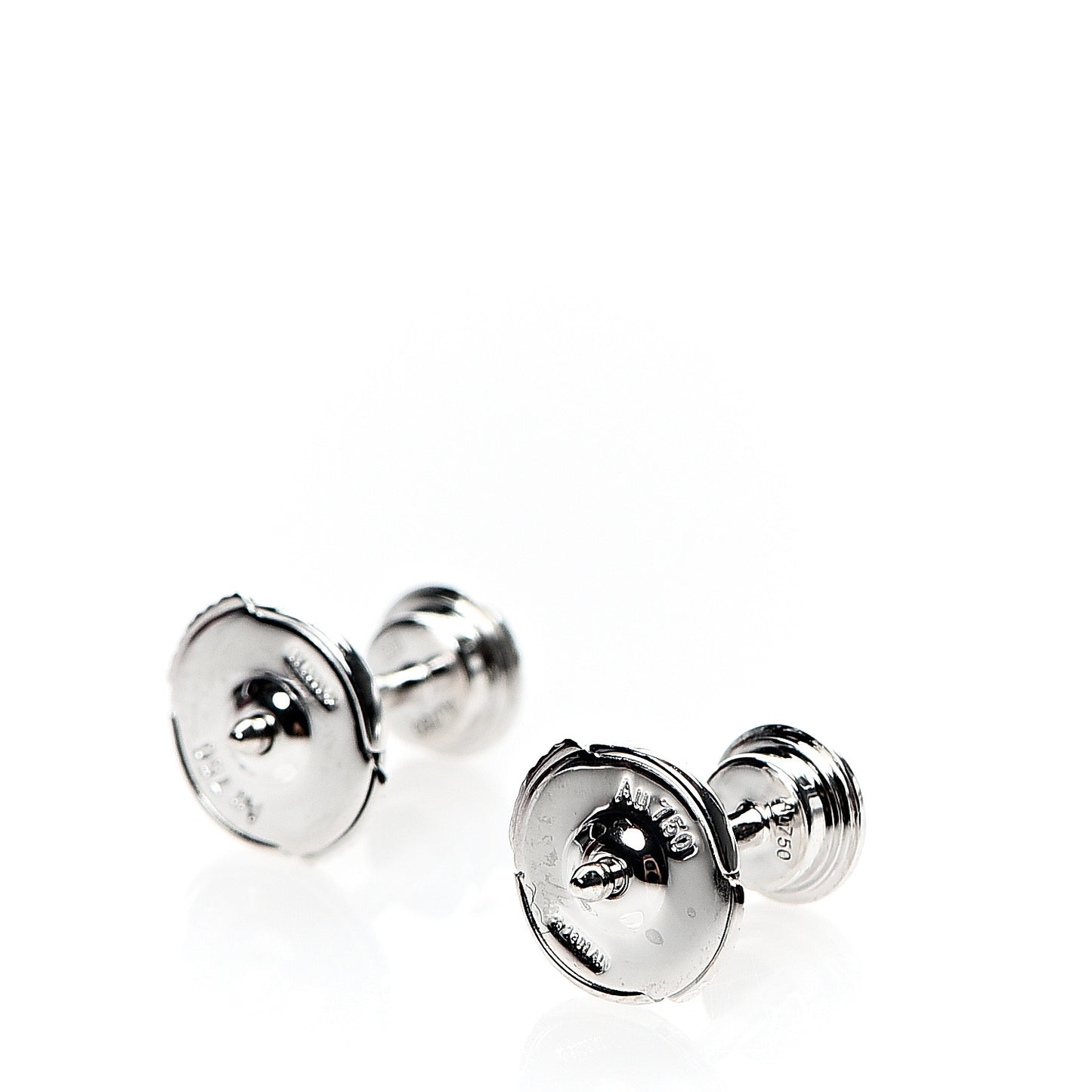 18K White Gold Diamond MM D'Amour Earrings
