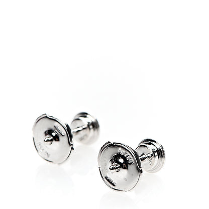 Cartier 18K White Gold Diamond MM D'Amour Earrings 3 of 6